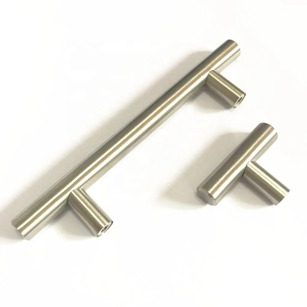 Furniture Hardware MEILV Stainless Steel Brush Living Room Kitchen Cabinet T Bar SS Pull Handle