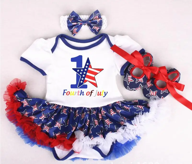 2019 New 4th Of July Rompers Kids Boutique Clothing Wholesale