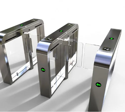 Пешеходный турникет для инвалидной коляски с картой, билетом, идентификацией по отпечатку пальца, доступ к монетам с SDK