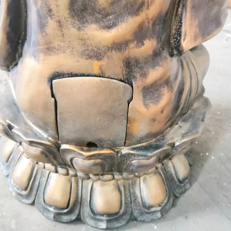 
Polyresin Statue Decoration Buddha Garden Resin LED Light Outdoor Water Fountain For Sale 