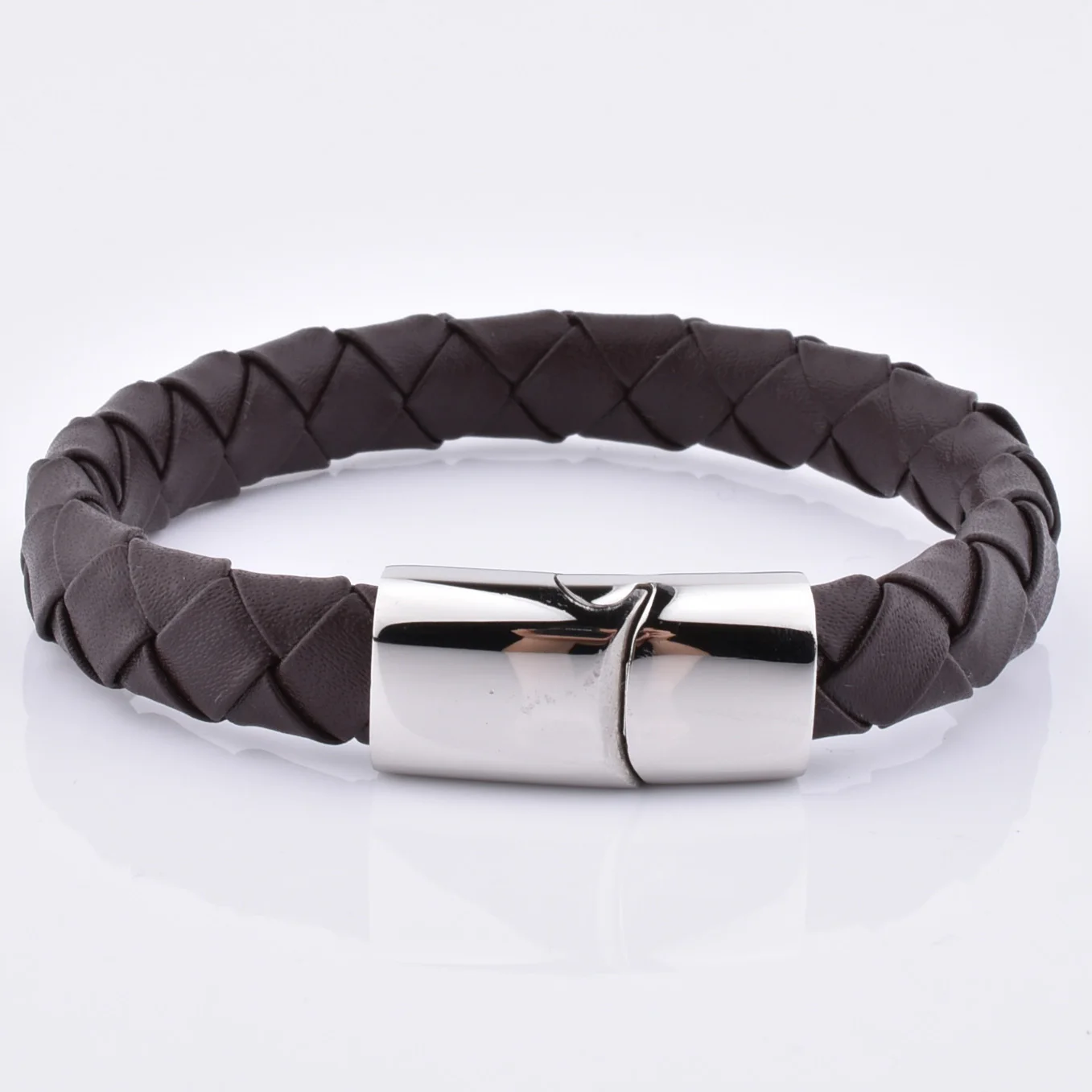 Wholesale Luxury Boy Leather Stretch Gemstone Bead Charm Red Rope Nylon Bracelet For Men