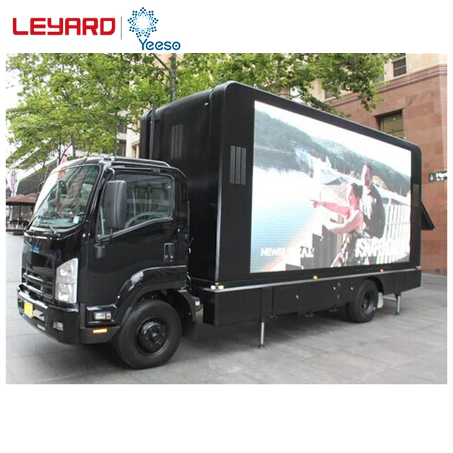 isuzu led screen truck mobile truck for advertising and promotion