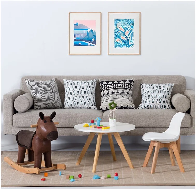 soft cushion plastic tulip leg  kids study chairs