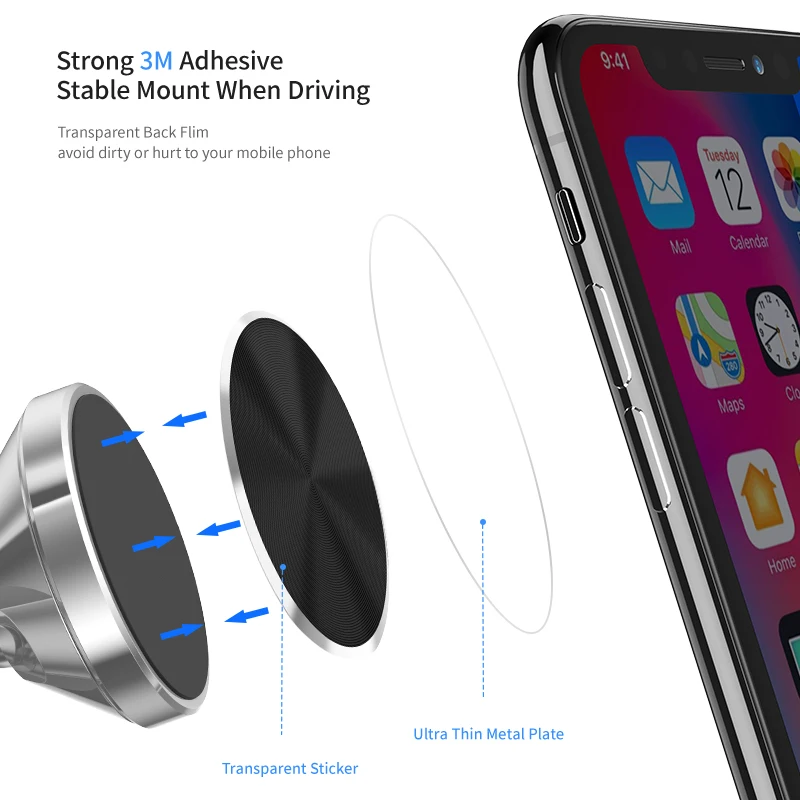 FLOVEME Free Shipping Bracket special magnetic board sticker phone holder stick phone car holder magnetic