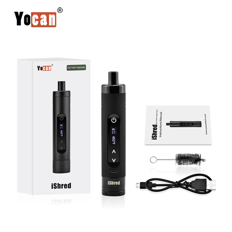 Most Popular Yocan iShred Exquisite and Portable Yocan iShred Dry Herb Vaporizer