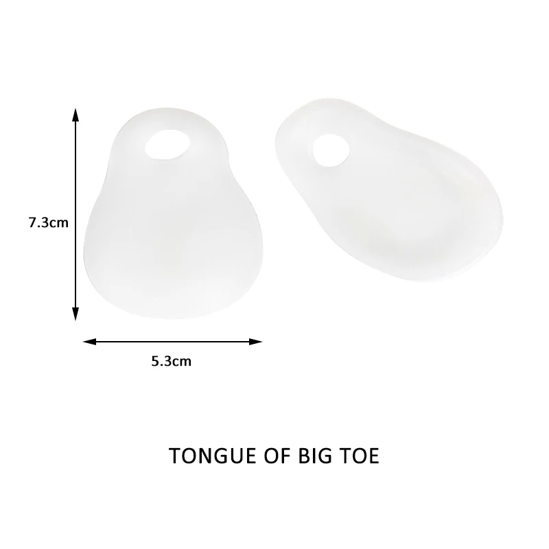 Корректирующий гелевый разделитель JIELU для большого пальца ног
