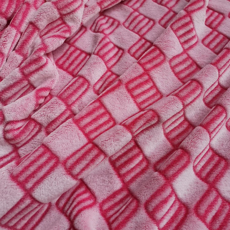 100 polyester custom flannel fabric back printing manufacturers for shaggy rugs