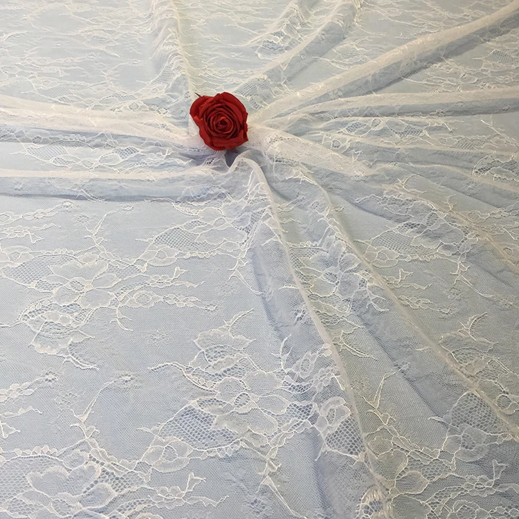 YZ209 Princess elegant style fashion dress bridal chantilly lace fabric wholesale