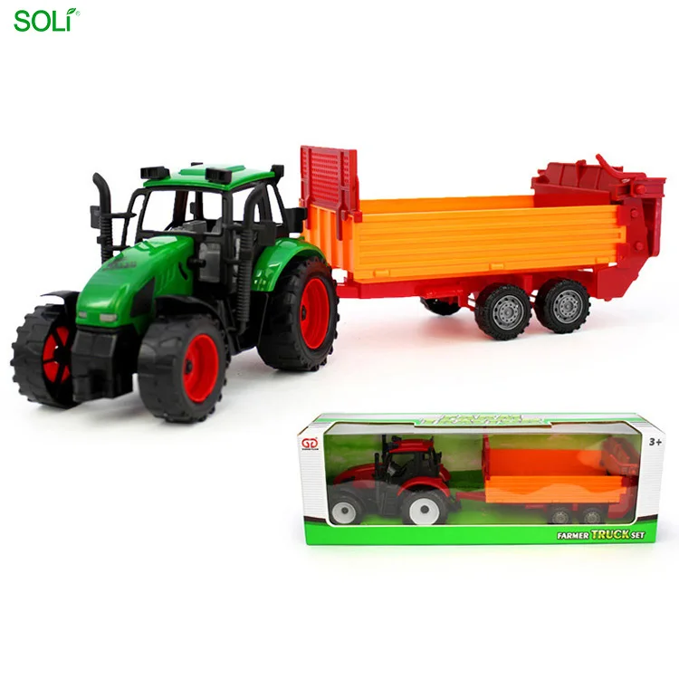 Сделано в Китае лидер продаж детское пластиковое ведро дешево новая модель трактора игрушечные фермерские