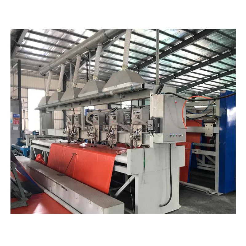 Commercial High Output Monsoon Shed Canvas Stretcher Machine PVC Canvas Welding Machine Tarpaulin Machine China Manufacturer