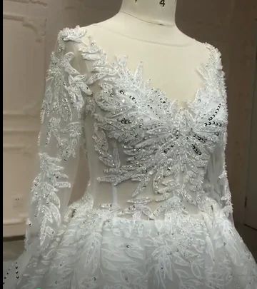 Ball Gown Wedding Dresses 2021 Luxury Bridal Dresses Lace Bridal Gowns Vestido De Novio Custom Muslim Bridal Wedding Dresses