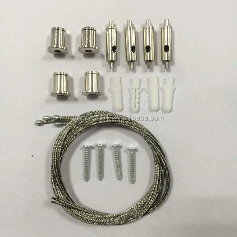 Высокое Качество двухсторонний кабель захват с крюком для панели света