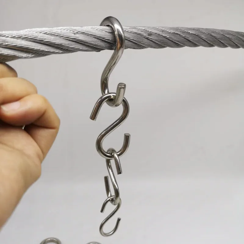 Нержавеющая сталь S крючки S образный крюк кухня висит хранения Держатели ванная комната Многофункциональный S висит крючки