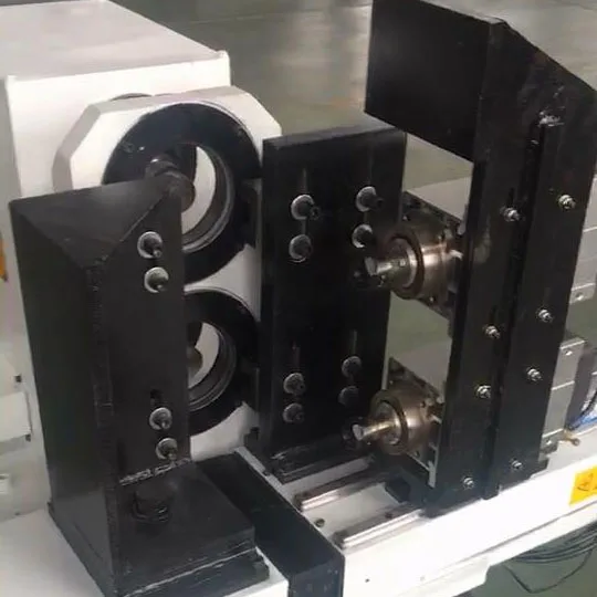 Double spindle torno de madera wood lathe with engrave function for sale H-D150D-DM