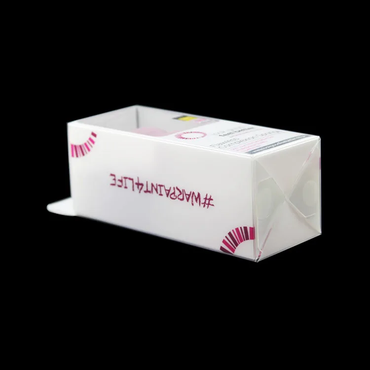 Таможня ясная складывая коробка пластиковая упаковка для косметики с логотипом коробка для кукол с окном pvc дисплея