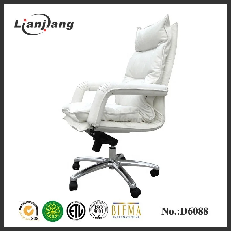 new leather office chair white color