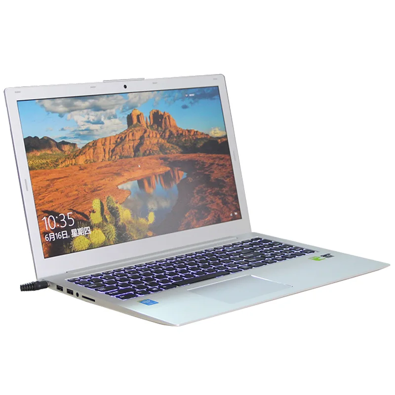 15 6 дюймов Тонкий ноутбук Intel Core i7 6500U оперативная память 8 ГБ ITB HDD с Win 10