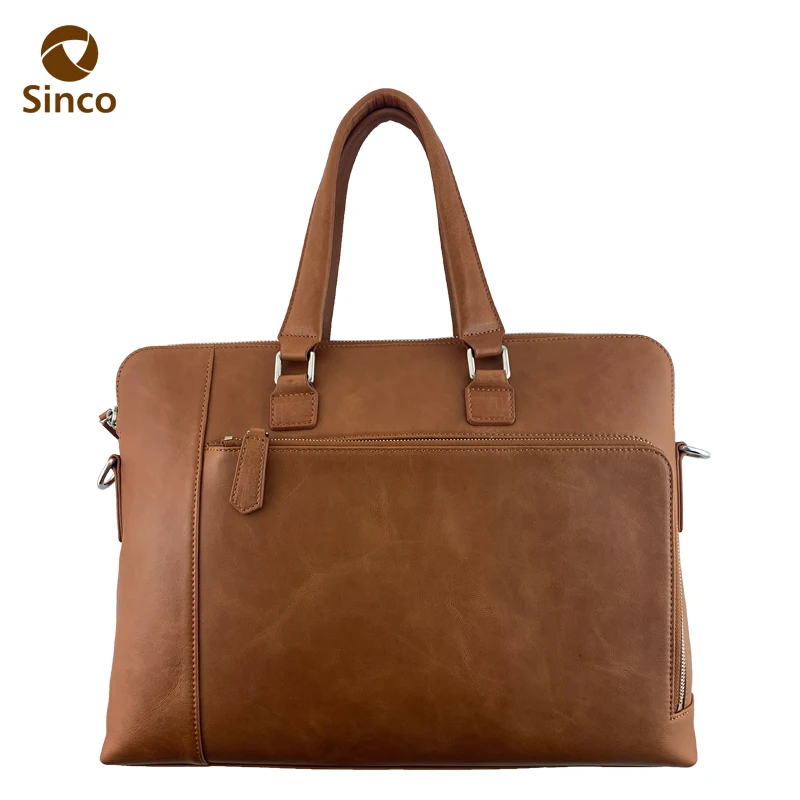 Высококачественная деловая сумка из воловьей кожи с верхним слоем мужская кожаная для ноутбука