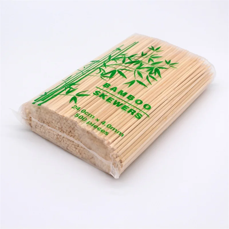 Chinese Classic Style Free Sample High Quality Hot Selling Round Bamboo BBQ Skewer and Stick