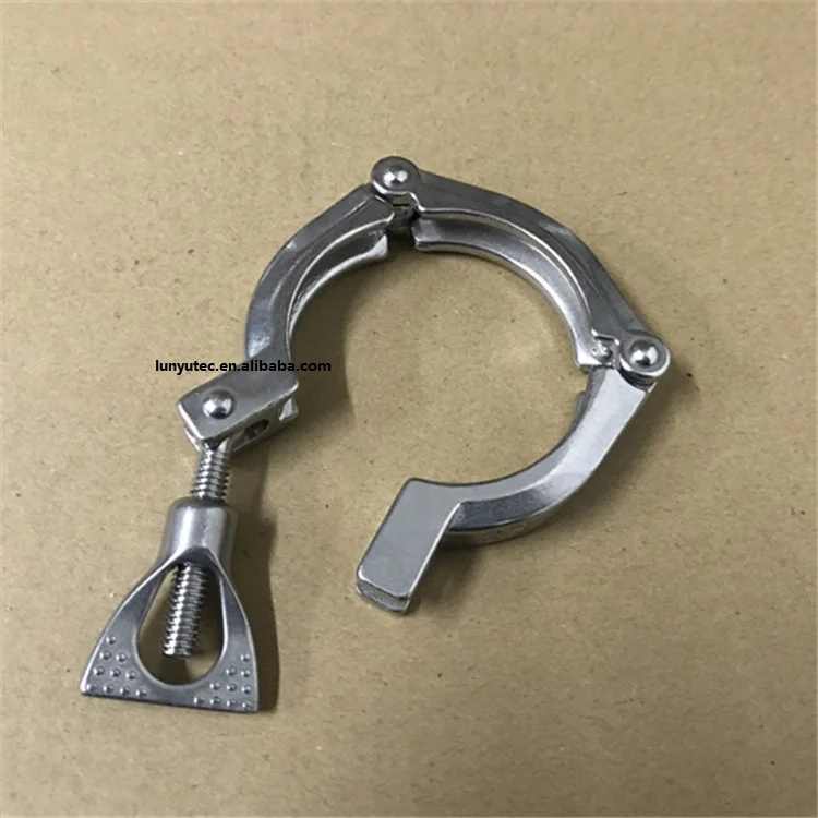 
Stainless Steel Sanitary Tri Clover 3 PCS Clamp 
