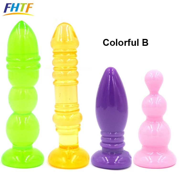4pcs Anal Trainer Set Silicone Anal Plug Toy Kit Butt Personal Sex Massager