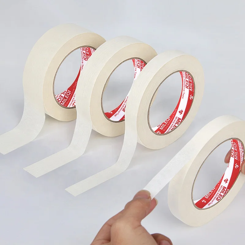 
Mileqi hot sale high quality high stickness multi purpose custom washi crepe paper masking tape 