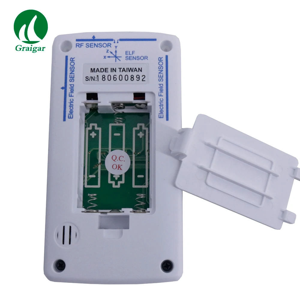 Tenmars TM-190 3 - Axis Radio Frequency RF Field Strength Meter/Electromagnetic Field EMF Tester 3in1 Test TFT LCD