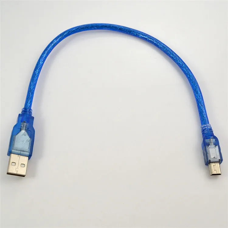
Cord leads length 30cm USB 2.0 type A male to mini B 5pin male PC data cable 