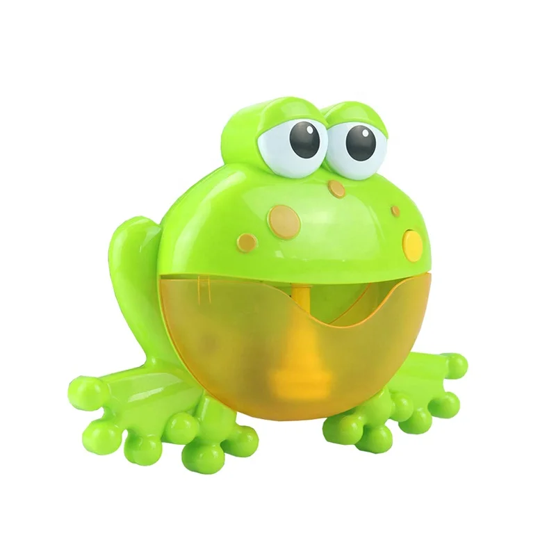 bathroom automatic musical bubble blower playing bathtub suction cup frog bath toy