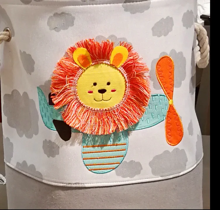 Canvas Fabric Dirty Clothes Storage Laundry Basket Organic