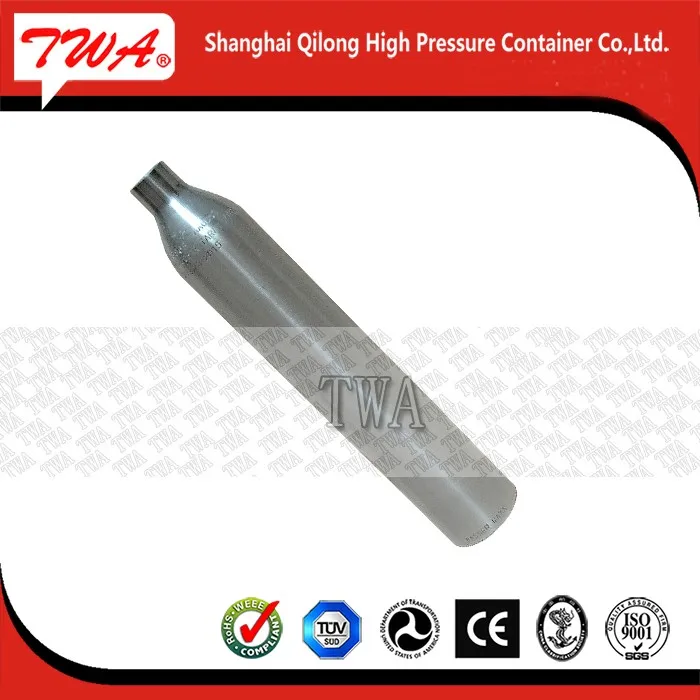 Food Grade Soda Stream Beverage 425g 0.6l 166bar Co2 Aluminum Bottle Cylinder For Soda Maker