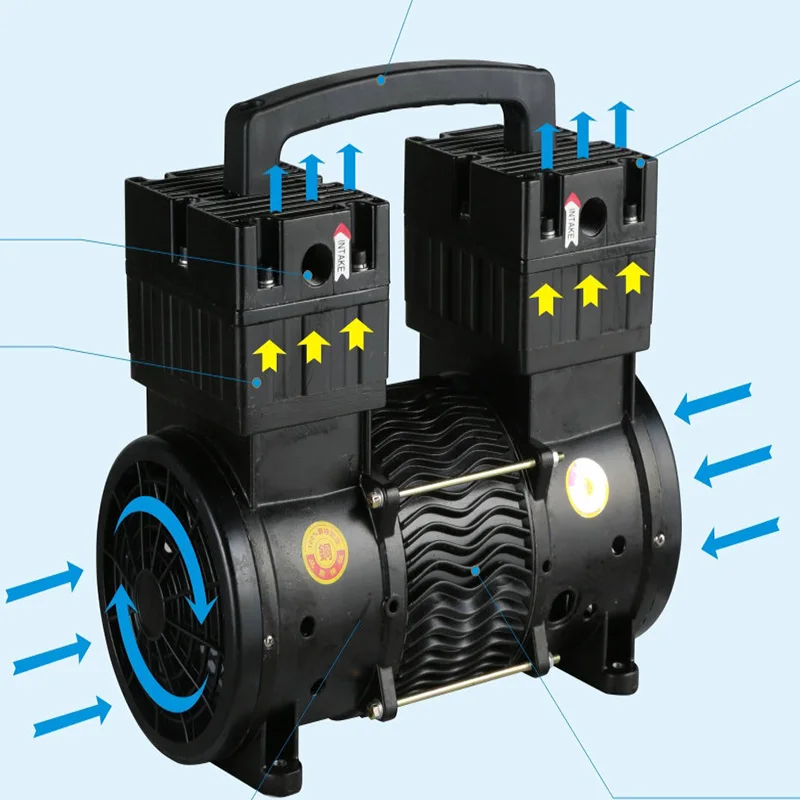 
No oil silent air compressor head small air compressor pump 