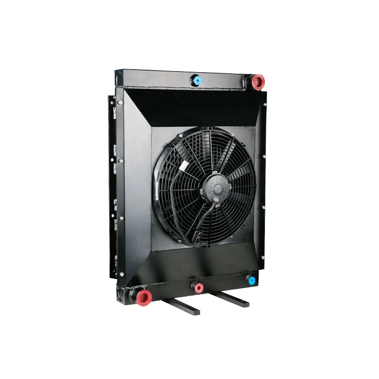 Mobile equipment heavy and special vehicles Oil industrial air for water heat exchanger with fan