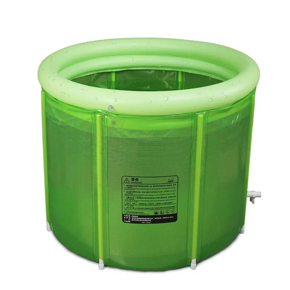 Oversized Inflatable Adult Folding Bathtub Thickening Plastic Spa Bathtub