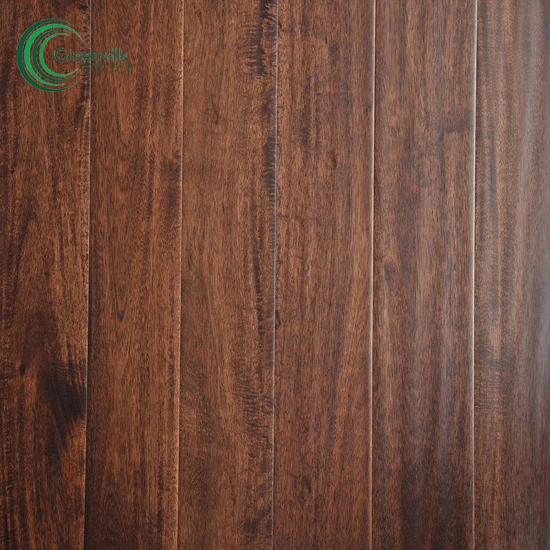 China factory 122mm width acacia hardwood solid wood event flooring