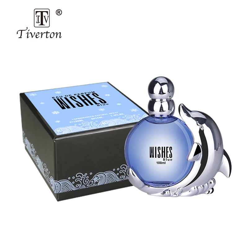 Best quality high end ong time wishes fashion orignal designed dolphin sculpt sexy lady body cheap perfume