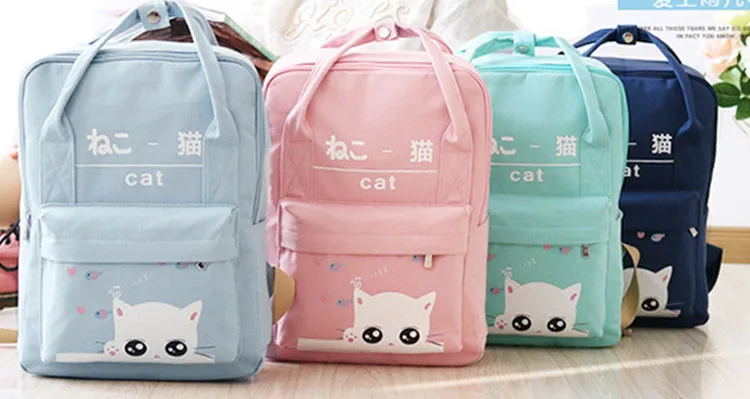 Girl canvas style japanese school bag student,casual hight school student bag style boy,soft fabric new student bag backpack