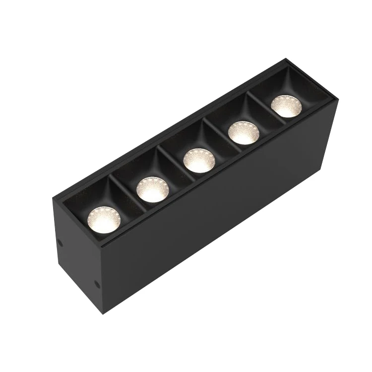 Низкое напряжение трек 48v магнит 4 провода системы освещения пятно света cob поверхностного монтажа магнитный для трекового светильника