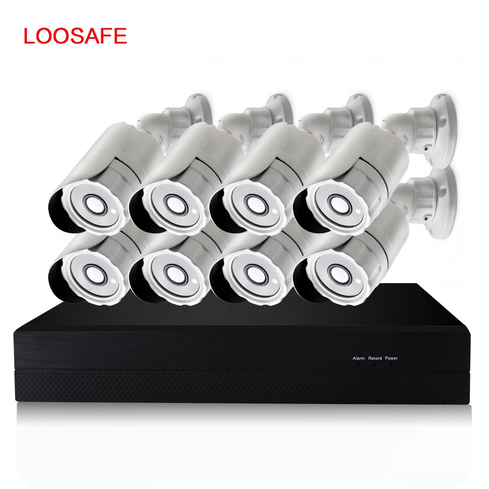 Loosafe 8CH 1080N DVR с входом HDMI AHD камеры 1080 P открытый 8-канальный CCTV DVR комплект AHD камеры комплект