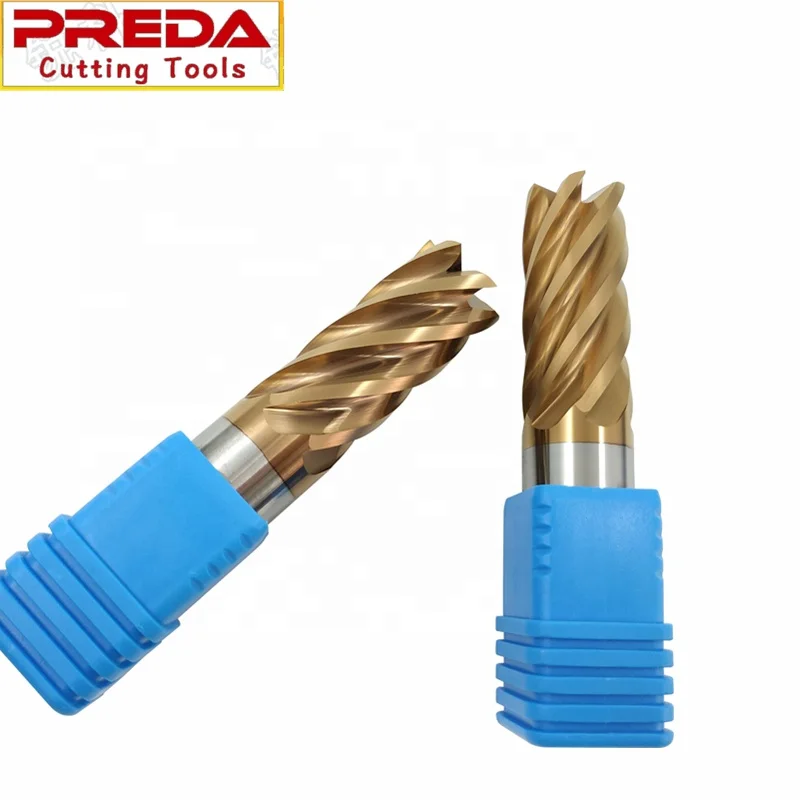 6 Flutes HRC55 20mm finishing Solid Carbide milling cutter for stainless steel