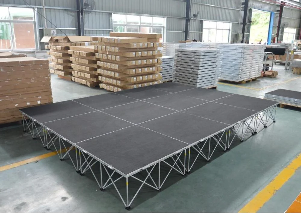 20ft x 20ft Outdoor Folding Stage Platforms and Risers