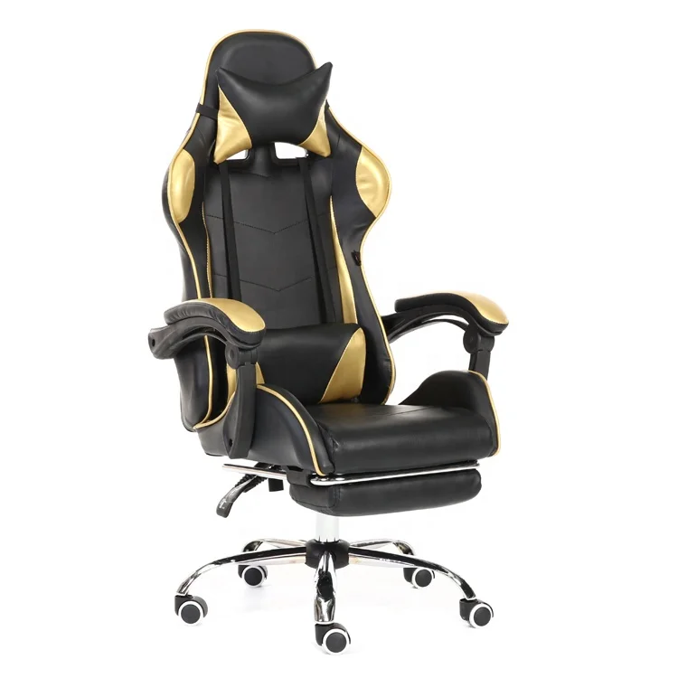 
High-back Ergonomic Gaming chair Seat Office Best Leather Recliner Chair with Footrest 