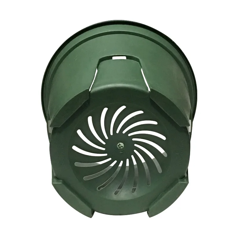 
APHACATOP 100% Recycled Plastic - Made in USA - Strong, Reusable - model 2 (Dark Green) plastic planter pot 
