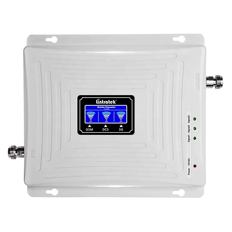 2 г 3 4 все частоты Tri Band производство Lintratek дешевый сотовый сигнал сети ретранслятор/усилитель