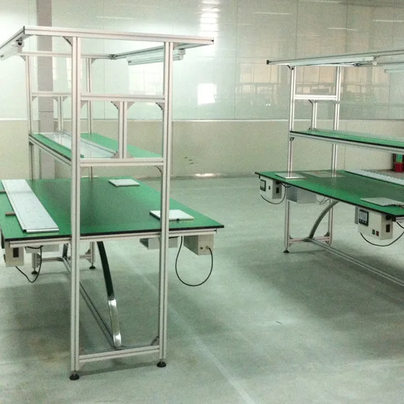 Production line conveyor for solar panel