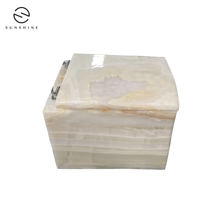 Natural Marble Stone Onyx Toilet Without Tank