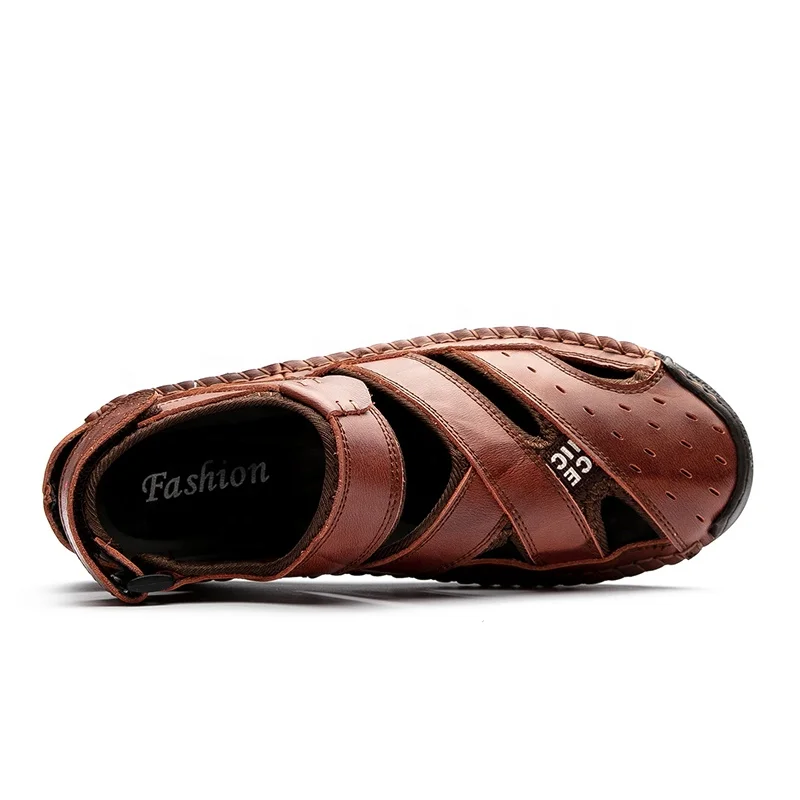 
Wholesale Summer Genuine Men Leather Sandal 