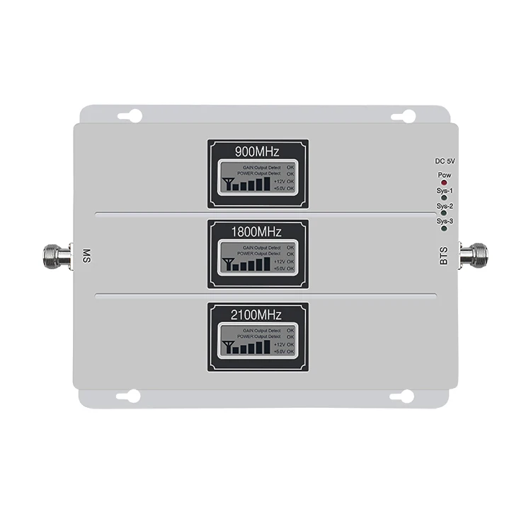Triband GSM/DCS/WCDMA 900/1800/2100 мГц Универсальный сотовый телефон усилитель сигнала повторитель