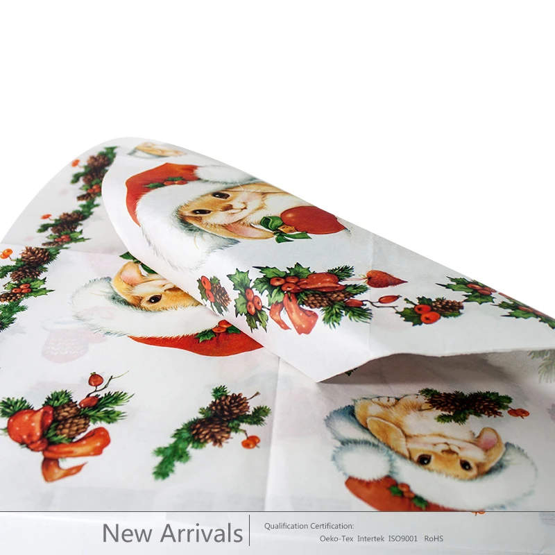 Новый Рождество упаковочная папиросная бумага для украшения