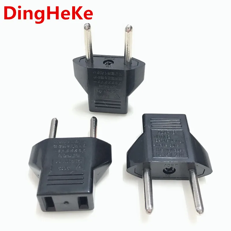Wholesale europe plug adapter CE copper pin international au us to europe plug ac power plug